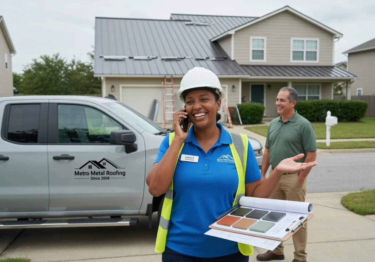 Storm Damage Metal Roof Repair in Fairhope, PA